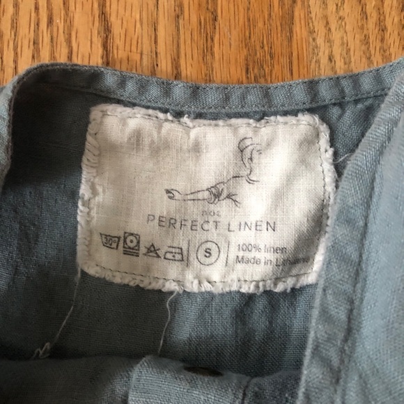 notPERFECTLINEN Blue Sleeveless Dress - Picture 3 of 6